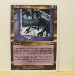 MTG Magic the Gathering - Diabolic Vision - Image 1