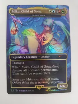 [1x] Miku, Child of Song - Child of Alara (1599) - Foil Near Mint, English Secre - Image 1
