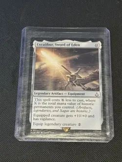 Wizards of the Coast Excalibur Sword of Eden Artifact Rare 0072 English - Image 1