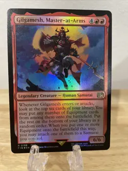 MTG Gilgamesh, Master-at-Arms FOIL #0139 Final Fantasy Rare NM/M - Image 1