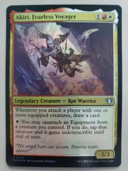 MTG Akiri, Fearless Voyager Commander Masters Foil Uncommon - Image 1