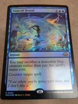 Flare of Denial - Foil - Modern Horizons 3 - Mtg - Image 1