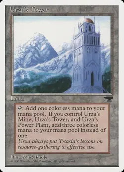 2x Urza's Tower (#116c) Chronicles LP MTG - Image 1