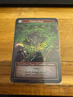 Poison Nova - Sorcery: Contested Realm Beta - Exceptional - Foil NM - Image 1