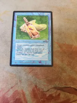 Fishliver Oil (LIGHT) Arabian Nights MTG LP - Image 1
