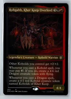 Rohgahh, Kher Keep Overlord (Foil Etched) Holo Commander: Dominaria United 63 NM - Image 1