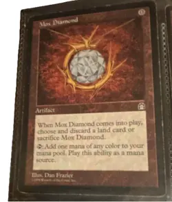 Wizards of the Coast Magic: The Gathering Mox Diamond Artifact Stronghold Rare … - Image 1