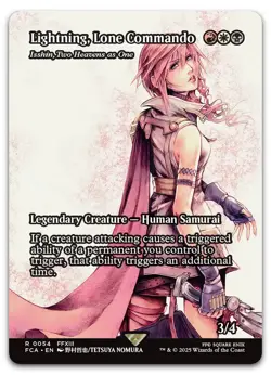 Lightning, Lone Commando - Isshin, Two Heavens as One (Showcase) NM Final Fantas - Image 1