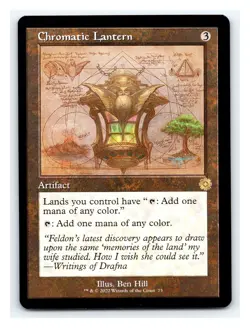 Chromatic Lantern, Schematic Retro Frame, Magic MTG NM - Image 1
