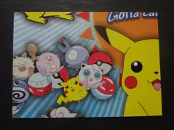 2000 Topps Pokemon Series 3 #P03 Puzzle Blue Logo 1st Edition Three TV Animation - Image 1