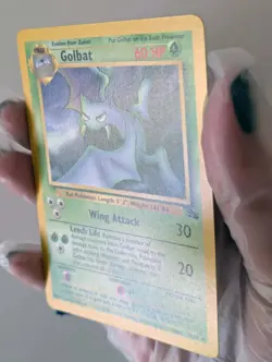 Pokemon Card WOTC Golbat 34/62 Fossil Non-holo Uncommon Unlimited 1999 - NM - Image 2