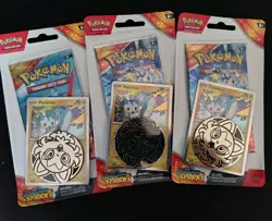 3 Pokemon Scarlet & Violet—Surging Sparks 1-Pack Blister Pachirisu Promo Coin - Image 1