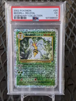 Pokemon Legendary Collection Reverse Beedrill #20/110 PSA 5 EX - Image 1