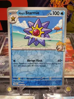 Misty's Starmie 047/182 Uncommon Reverse Holo Pokemon TCG Destined Rivals - Image 1