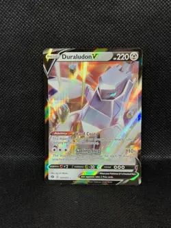 Pokemon TCG Duraludon V Champions Path Holo 220 HP 47/73 English - Image 1