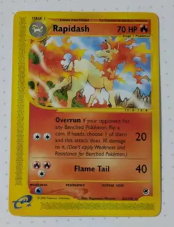 Rapidash 62/165 Expedition Pokemon TCG Non-Holo Card - Image 1