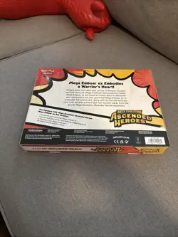 Pokemon TCG Mega Evolution Ascended Heroes Mega Emboar Ex Box Promo Booster - Image 2