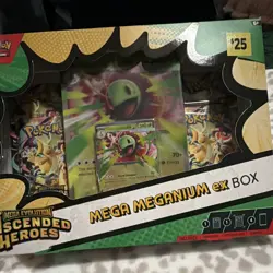 Pokemon TCG Mega Meganium ex Box Mega Evolution Ascended Heroes English 2025 - Image 4