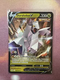 Pokemon TCG Duraludon v 103/159 SWSH Crown Zenith Ultra Rare NM Condition - Image 1