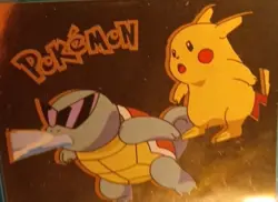 Holo Pikachu 1999 Navarette Pokemon 2 Peru Pikachu & Squirtle Holo Gold - Image 1