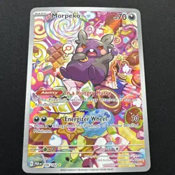 Morpeko 206/182 Paradox Rift Pokemon Illustration Rare NM - Image 1