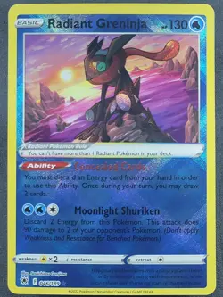 Radiant Greninja 046/189 Astral Radiance Radiant Rare Pokemon TCG - Image 1