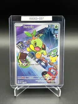 Pokemon Turtwig 040 - First Partners Promo Full Art Holo Near Mint B0003-037 - Image 1