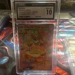 Pokemon Cinccino 183/162 SV05 Temporal Forces Illustration Rare Holo CGC 10 - Image 1