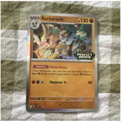 The Pokemon Company Barbaracle 065 Me: Mega Evolution Promo Stamped Holo Pokemon - Image 1
