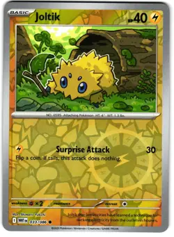 Joltik Reverse Holo 33/86 Pokemon SV: White Flare - Image 1