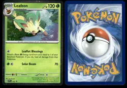 LEAFEON 170 SCARLET & VIOLET LP US SELLER COSMOS HOLO - Image 1