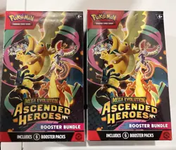 Pokemon TCG Ascended Heros Booster Bundle (2x) Factory Sealed - Image 1