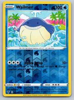 WAILMER 031/185 REVERSE HOLO C POKEMON VIVID VOLTAGE NM/M - Image 1