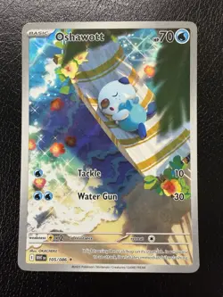 Oshawott 105/086 Sv: White Flare Pokemon TCG NM/LP - Image 1