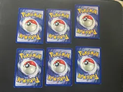 (6x) Grass Energy 99/102 Shadowless Base Set Pokemon TCG WoTC Vintage MP - Image 2