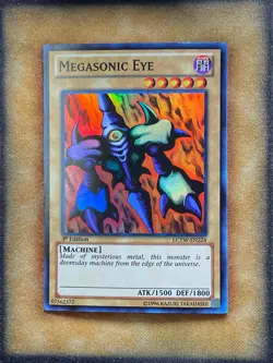 Yugioh Megasonic Eye LCYW-EN224 Super Rare 1st Ed LP - Image 1
