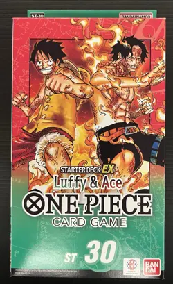 ONE PIECE TCG ST-30 Luffy & Ace Starter Deck EX IN-HAND PROSHIPPER - Image 1