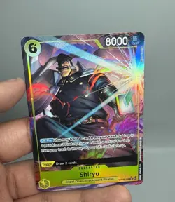 One Piece The Time Of Battle Shiryu OP16-108 Alternate Alt Art NM - Image 1