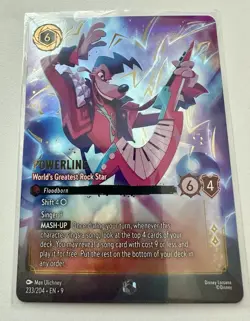 Disney Lorcana Powerline - World's Greatest Rock Star Foil 233/204 EN - Image 2