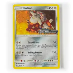 Pokemon - Heatran Stamped Holo - 88/156 - SM Ultra Prism - Promo Card - Sealed - Image 1