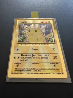 Pikachu - Celebrations Metal Card 058/102 Promo MCAP - Image 1