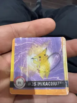 Pikachu / Raichu Pokemon Artbox Action Flipz Card 01 VLP - Image 1