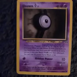 Unown I Neo Discovery Set 68/75 Pokemon Cards - Image 1