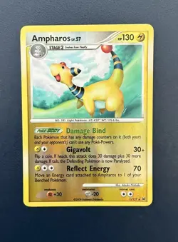 Ampharos 1/127 Pokemon TCG Platinum Reverse Holo LP - Image 1