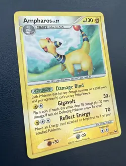 Ampharos 1/127 Pokemon TCG Platinum Reverse Holo LP - Image 2