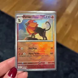 Pyroar 016/131 Prismatic Evolutions Master Ball Pokemon Card - Image 2