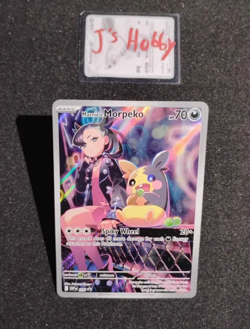 Marnie’s Morpeko 206 Sv: Scarlet & Violet Promo Cards Holo NEAR MINT - Image 1
