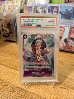 Trafalgar Law ST10-010 TR Alt Art One Piece TCG Treasure Rare Card PSA 10 - Image 1