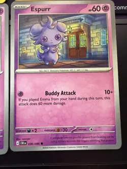Pokemon TCG Espurr Lot (4) Various Sets No Duplicates Regular Cards NM - Image 2