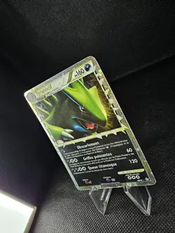 Pokemon TCG Tyranitar Prime Unleashed Holo Card 88/95 Heavily Played HP French✨ - Image 3